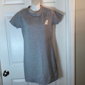 Juicy Couture Size Small Gray Powder Heather T- Shirt Dress